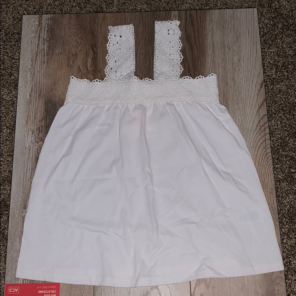 teen/children’s laced tank top